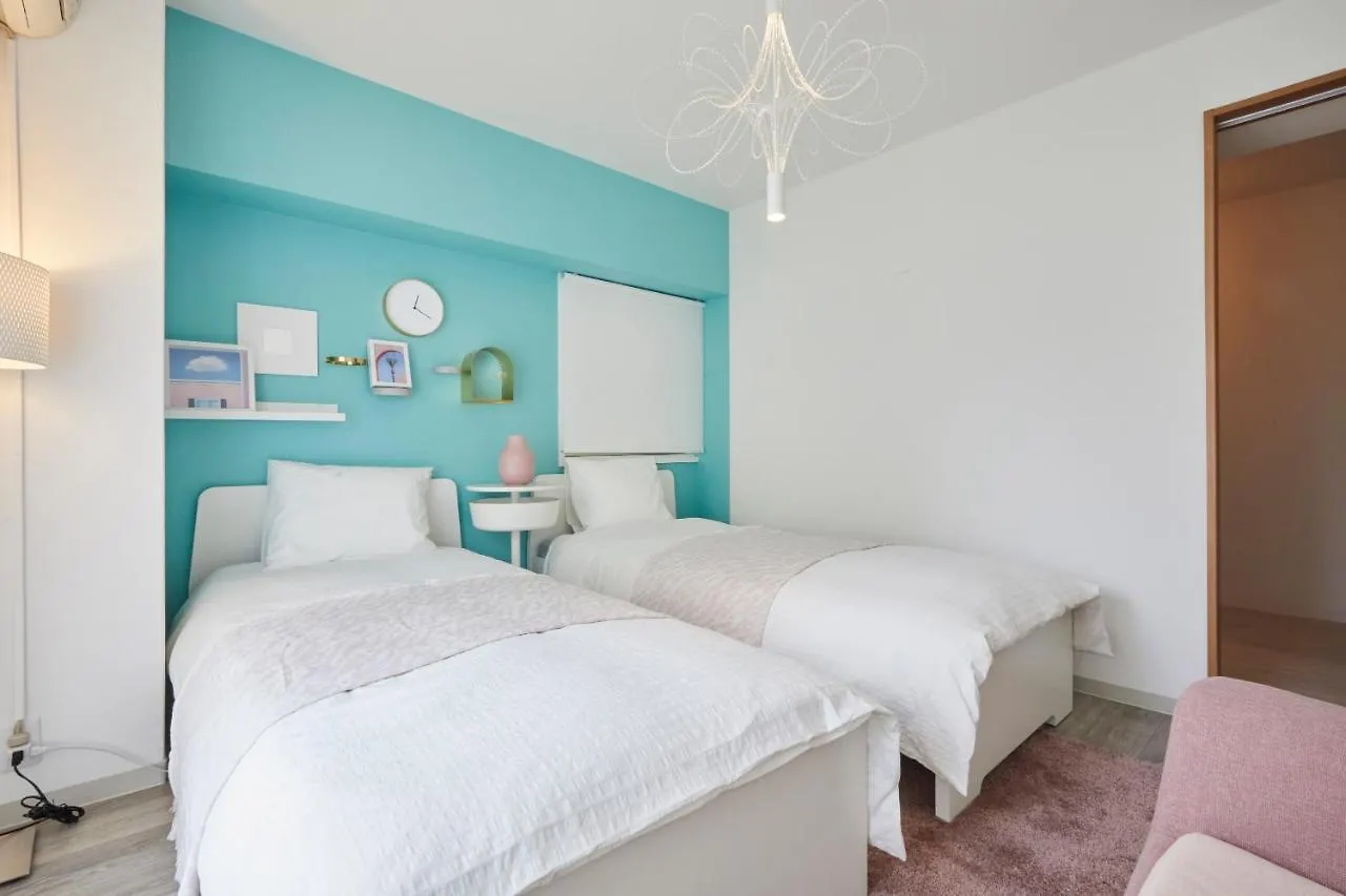 Designer'S Apartment 2 Bedrooms Shin-Okubo 5Minutes Walk 蓝 Tóquio